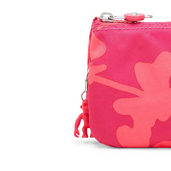 Kipling Creativity Large Printed Pouch Bags Coral Print | CA 2096IL